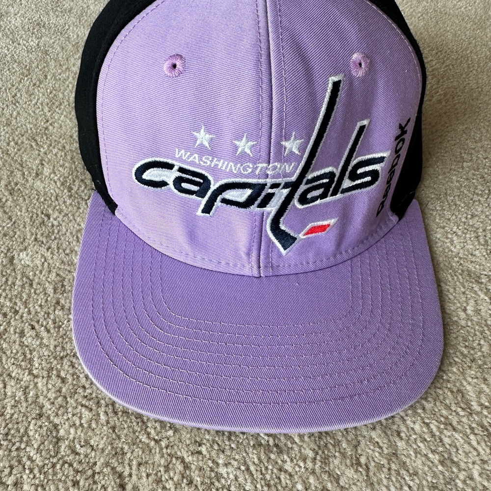 Washington Capitals Purple and Black Hat